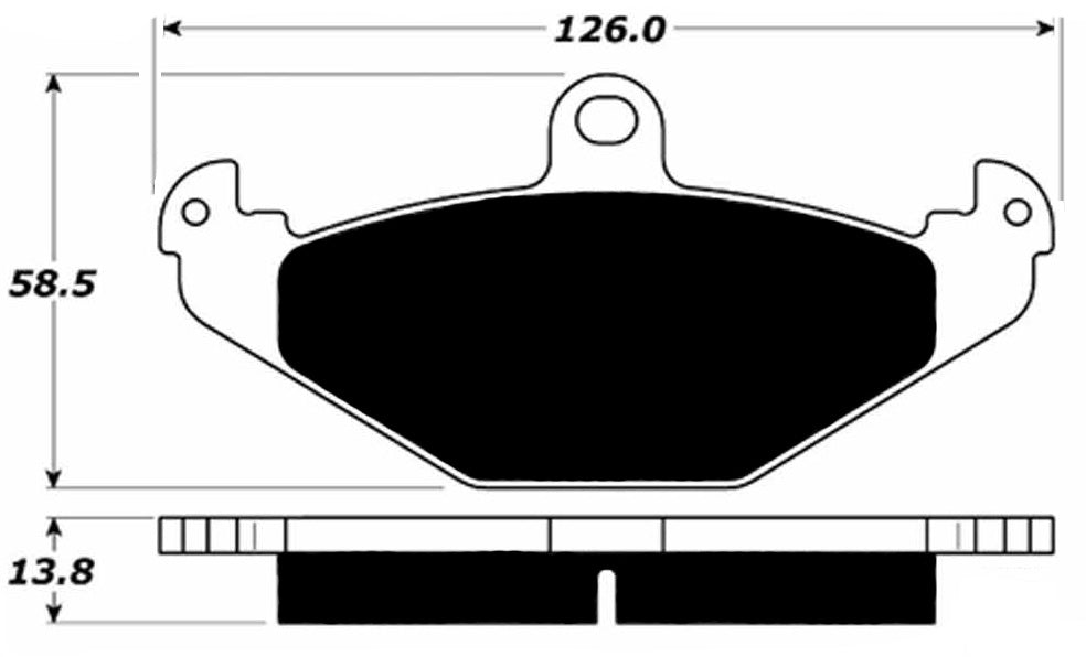 Porterfield Brake Pads for 1994 DODGE VIPER