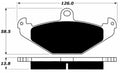 Porterfield Brake Pads for 2003 LOTUS ESPRIT