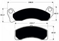 Porterfield Brake Pads for 1992 FORD CROWN VICTORIA Police