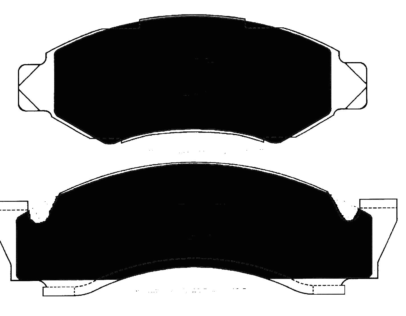 Porterfield Brake Pads for 1978 MERCURY COUGAR
