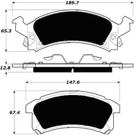 Porterfield Brake Pads for 2001 CHEVROLET CAVALIER
