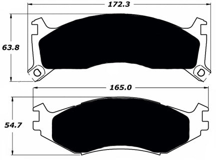 Porterfield Brake Pads for 1992 DODGE SPIRIT R/Drum