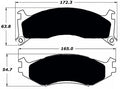Porterfield Brake Pads for 1992 DODGE DYNASTY