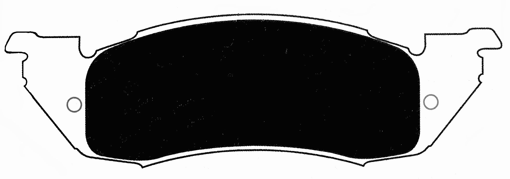 Porterfield Brake Pads for 1993 DODGE DAKOTA 4WD 9'' Rear Shoe