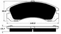 Porterfield Brake Pads for 1992 MITSUBISHI 3000 GT