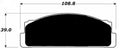 Porterfield Brake Pads for 1974 FIAT SPIDER 124