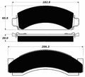 Porterfield Brake Pads for 1994 CHEVROLET C3500 2WD DRW Rear Disc