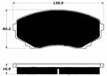 Porterfield Brake Pads for 1994 MAZDA MPV