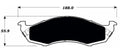 Porterfield Brake Pads for 1996 MERCURY VILLAGER