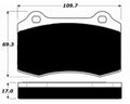 Porterfield Brake Pads for 2002 DODGE VIPER