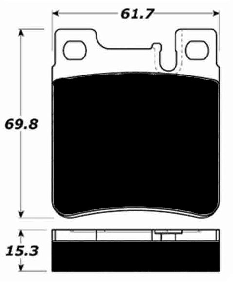 Porterfield Brake Pads for 2002 MERCEDES-BENZ SL500