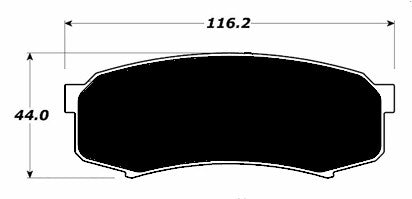 Porterfield Brake Pads for 2005 LEXUS GX 470