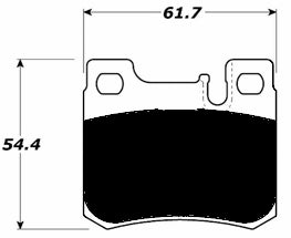 Porterfield Brake Pads for 1988 MERCEDES-BENZ 300E w/ASR exc. 4MATIC
