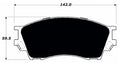 Porterfield Brake Pads for 2000 MAZDA MILLENIA