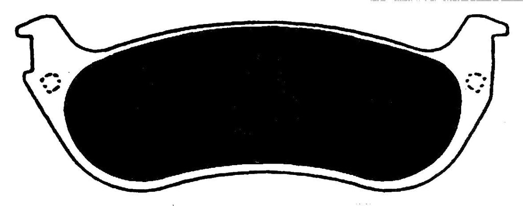 Porterfield Brake Pads for 1997 FORD CROWN VICTORIA Phenolic Piston