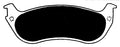 Porterfield Brake Pads for 1996 LINCOLN TOWN CAR Phenolic Piston