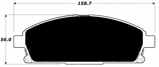 Porterfield Brake Pads for 2004 ACURA MDX