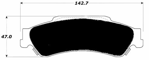 Porterfield Brake Pads for 1998 CHEVROLET S-10 PICKUP 4WD