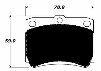 Porterfield Brake Pads for 2002 MITSUBISHI Montero Sport 4WD