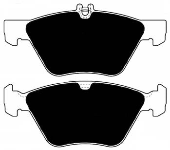 Porterfield Brake Pads for 2008 CHRYSLER CROSSFIRE
