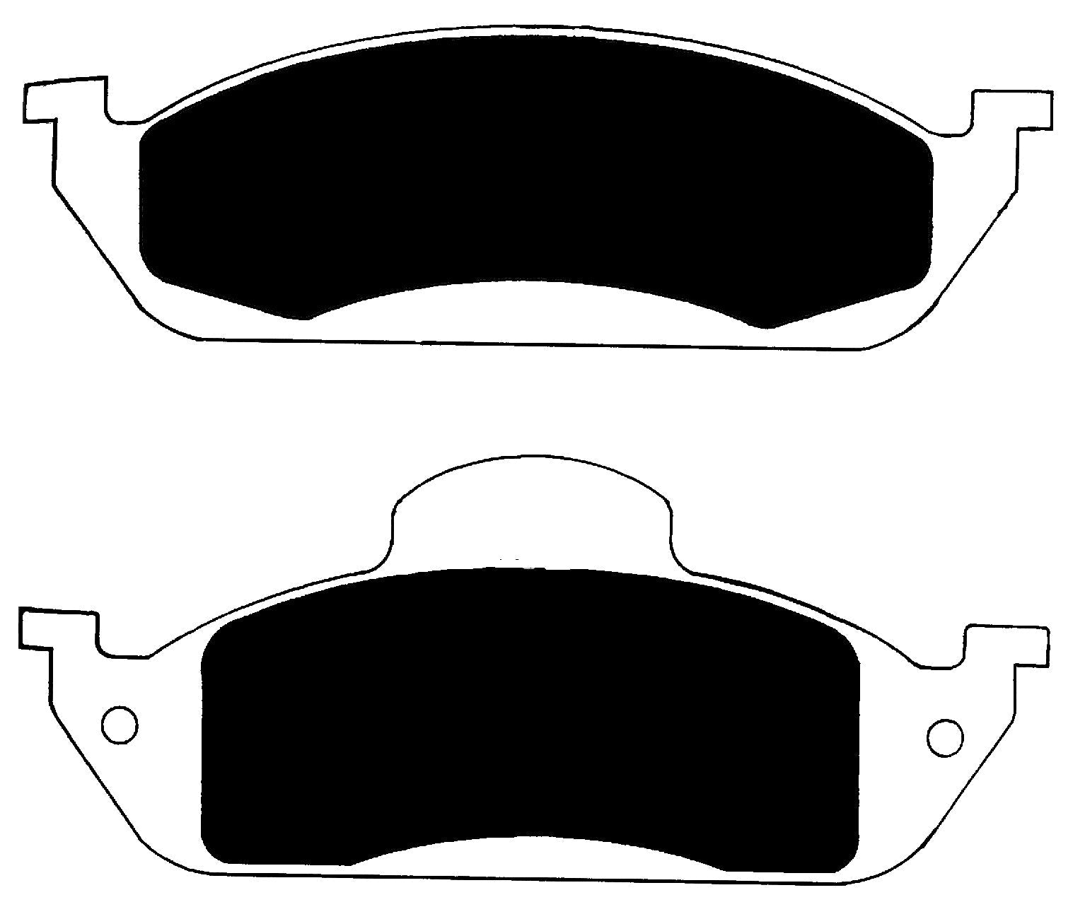Porterfield Brake Pads for 2002 MERCEDES-BENZ ML320