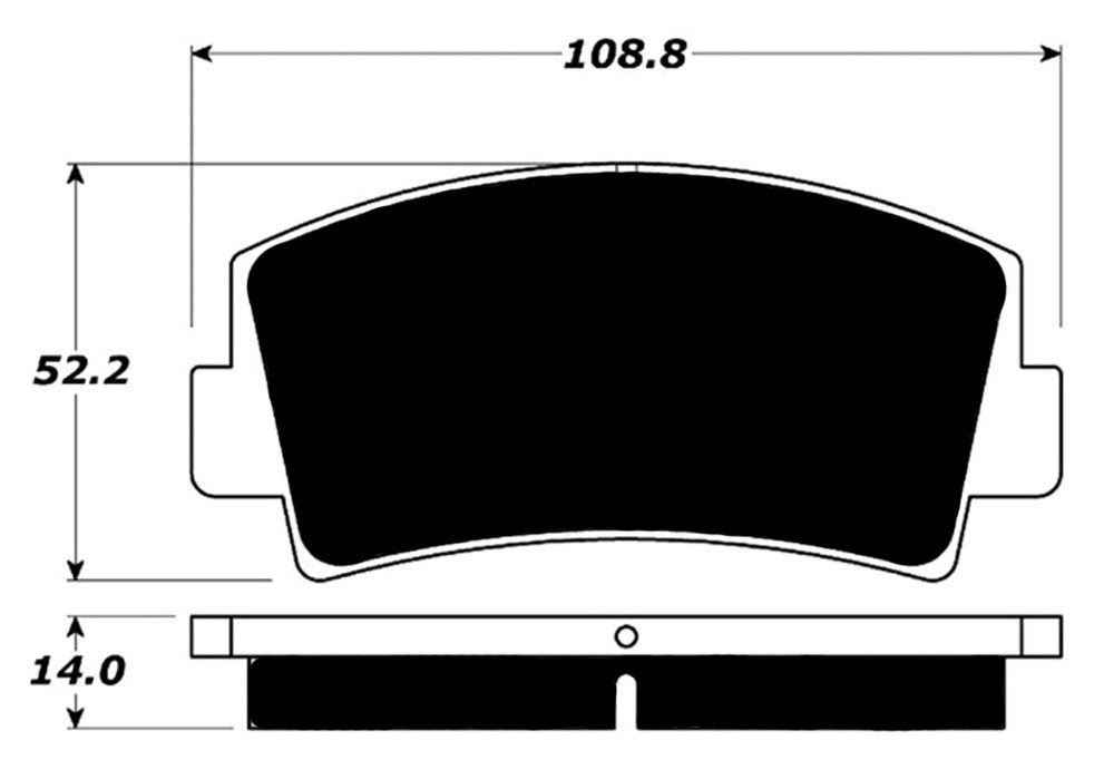 Porterfield Brake Pads for 1975 MAZDA RX 2