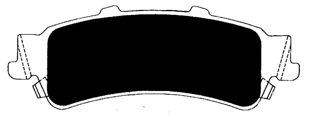 Porterfield Brake Pads for 2000 GMC YUKON XL 4WD 1/2 ton w/o limited slip axle