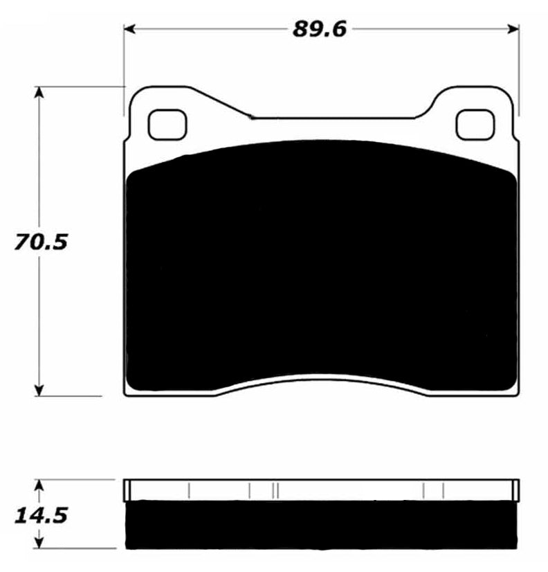 Porterfield Brake Pads for 1975 BMW 2002Tii