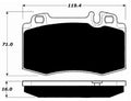 Porterfield Brake Pads for 2002 MERCEDES-BENZ CL55 AMG