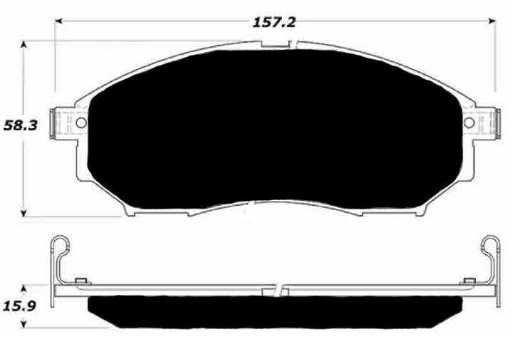 Porterfield Brake Pads for 2015 INFINITI Q40