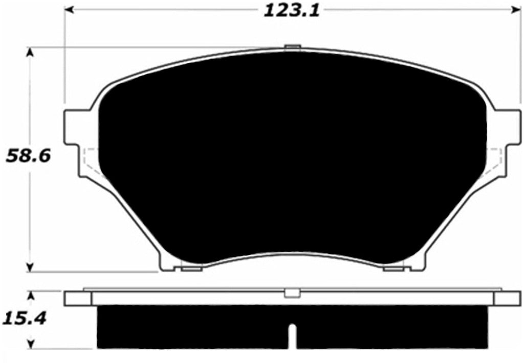 Porterfield Brake Pads for 2002 MAZDA MIATA Hard/Sport Susp.