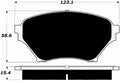 Porterfield Brake Pads for 2004 MAZDA MX-5 MIATA