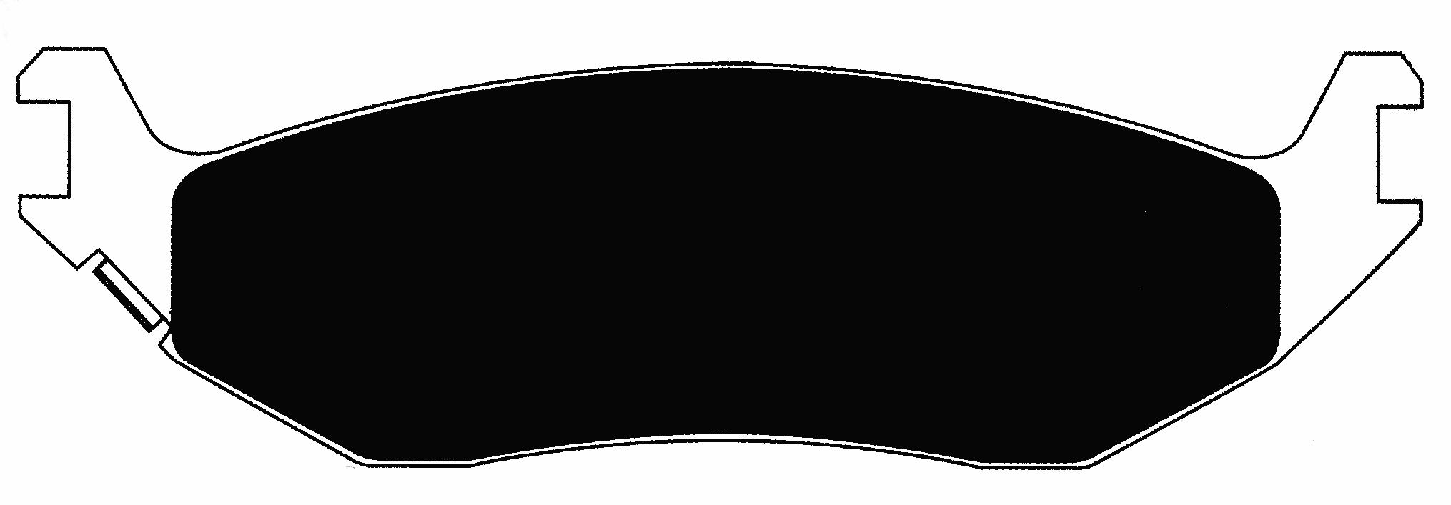 Porterfield Brake Pads for 2004 DODGE RAM 1500 2WD