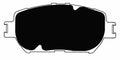 Porterfield Brake Pads for 2003 TOYOTA CAMRY Made in USA