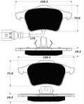 Porterfield Brake Pads for 2008 VOLKSWAGEN R32