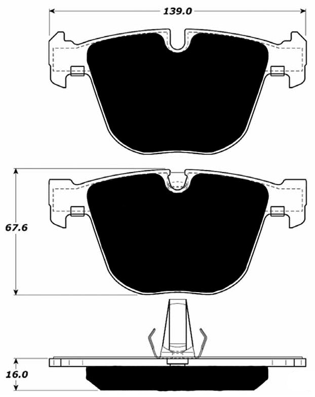 Porterfield Brake Pads for 2003 BMW 760i
