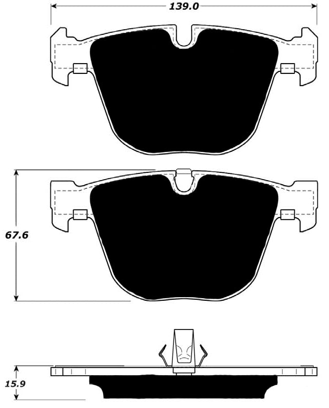 Porterfield Brake Pads for 2012 BMW X5 xDrive 50i