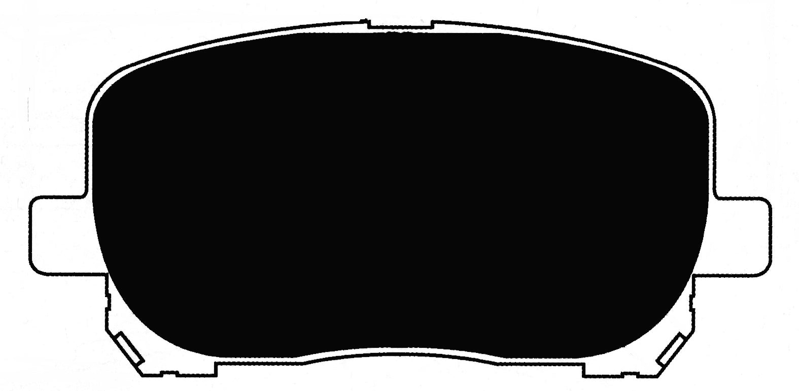 Porterfield Brake Pads for 2008 PONTIAC VIBE GT