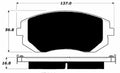 Porterfield Brake Pads for 2010 SUBARU IMPREZA 5 DOOR