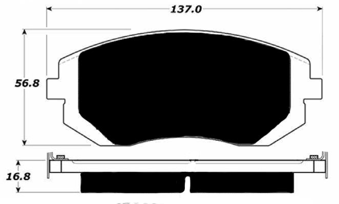 Porterfield Brake Pads for 2003 SUBARU LEGACY SEDAN GT