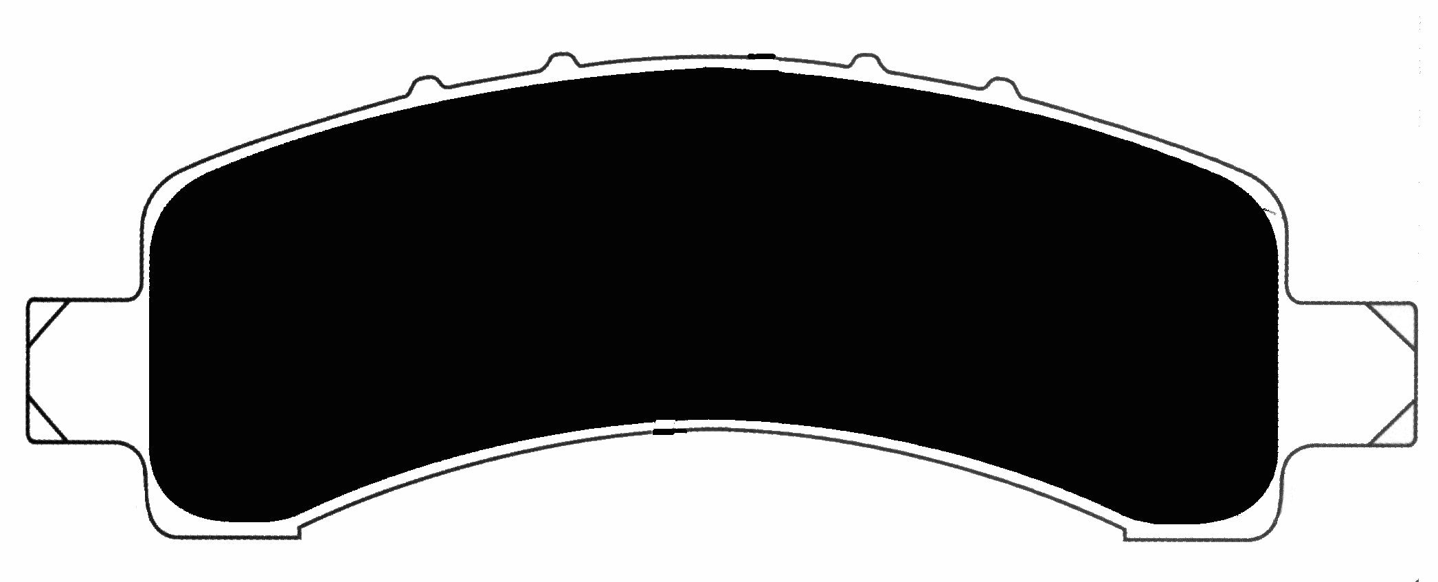 Porterfield Brake Pads for 2004 GMC YUKON XL 2wd 1/2 Ton