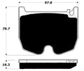 Porterfield Brake Pads for 2005 MERCEDES-BENZ CL65 AMG
