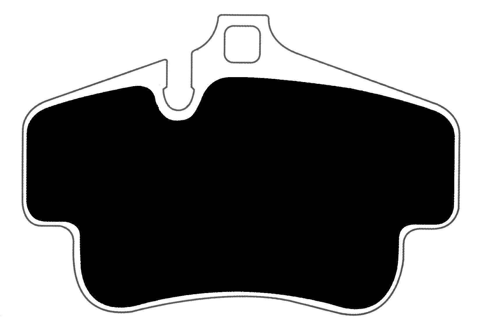 Porterfield Brake Pads for 2008 PORSCHE Boxster S w/Ceramic Discs