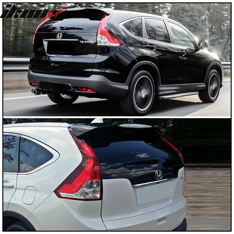 2012-2016 Honda CR-V 4-Door OE Style Gloss Black Roof Spoiler Wing ABS