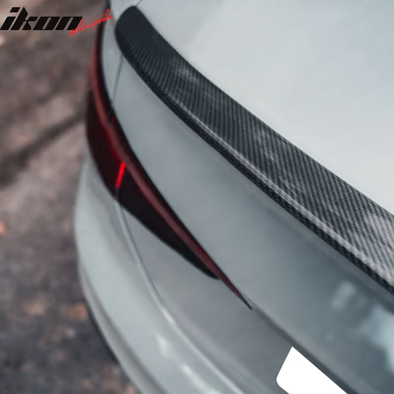 2017-2025 Audi A4 B9 Sedan S4 Style Rear Spoiler Wing Carbon Fiber