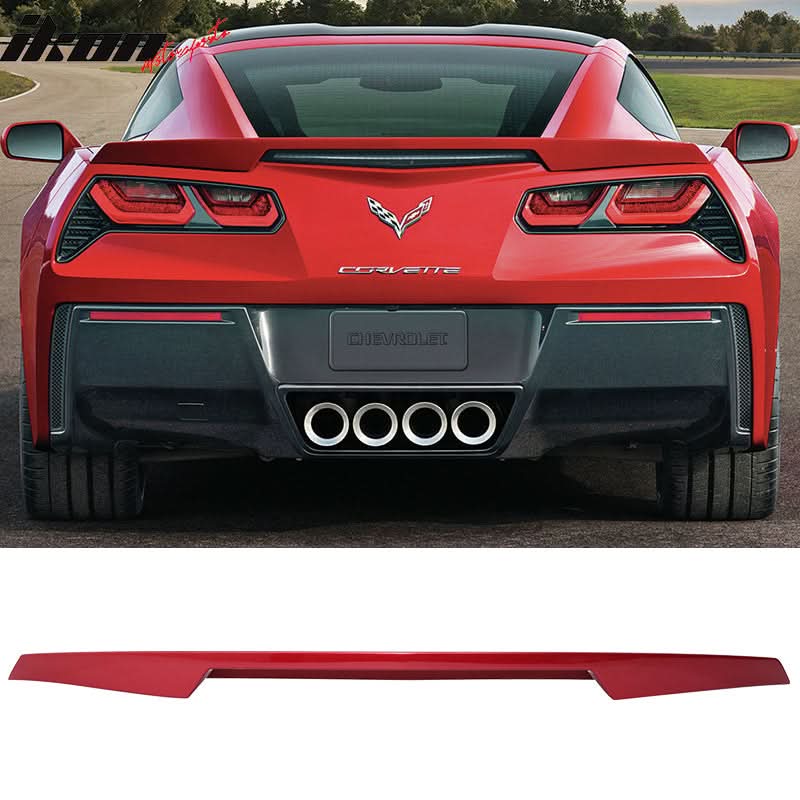 2014-2019 Chevrolet Corvette C7 Painted ABS Rear Trunk Spoiler Wing