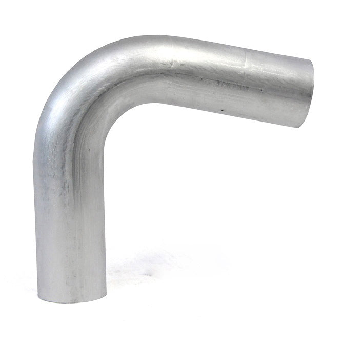 HPS Performance Products HPS 4" OD 110 Degree Bend 6061 Aluminum Elbow Pipe Tubing 16 Gauge w/ 5 1/2" CLR