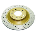 DBA Rear Drilled & Slotted 4000 Series Rotor Mazda MazdaSpeed6 05+ | MX-6 05+