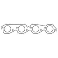 Cometic Gasket Cometic Chevy Mark-IV GM Gen-V/VI Big Block V8 .064in AM Exhaust Mani Gskt Set-2.265in Round Port C5251-064