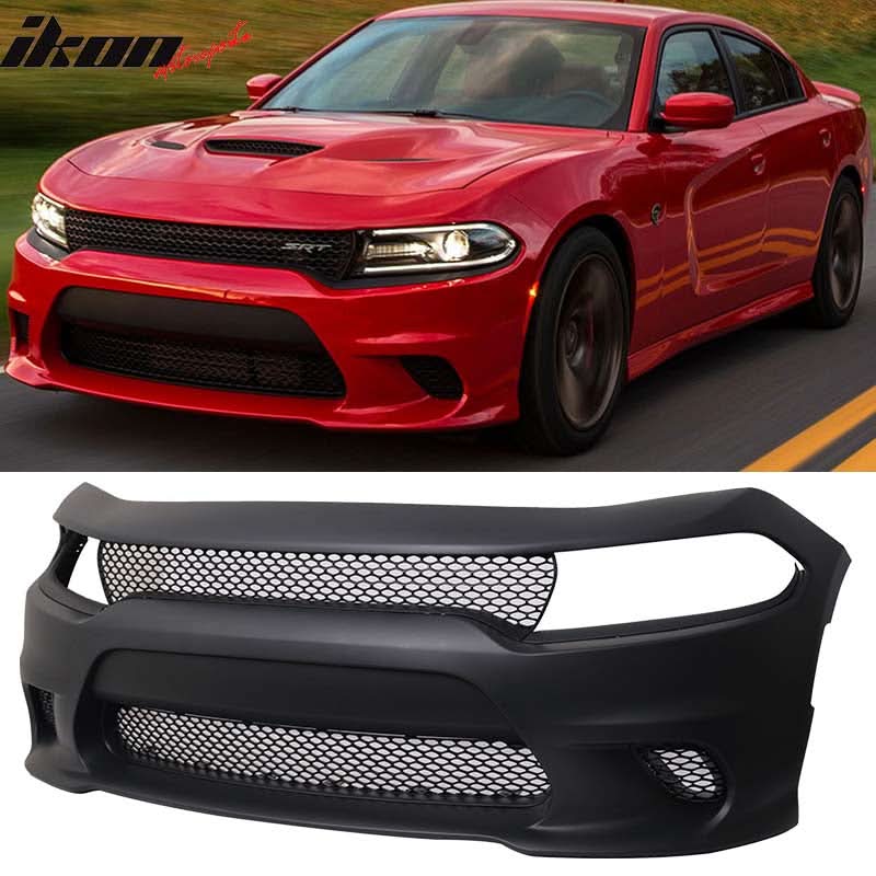 2015-2023 Dodge Charger SRT8 Hellcat Front Bumper Cover With Lip